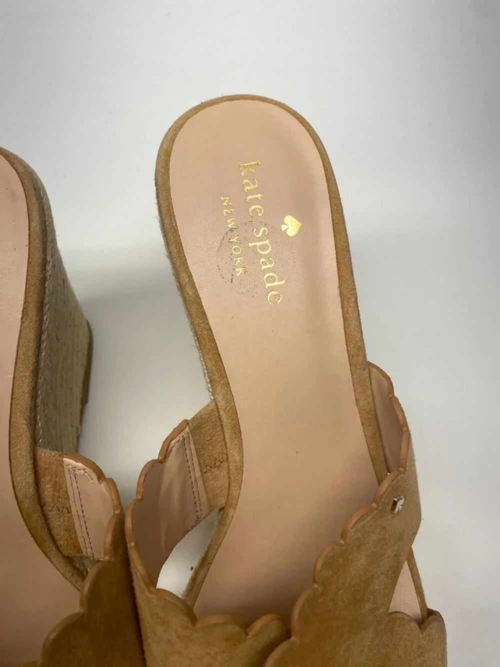 Kate Spade Womens Criss Cross Espadrille Wedge Heel Sandal Sz 10